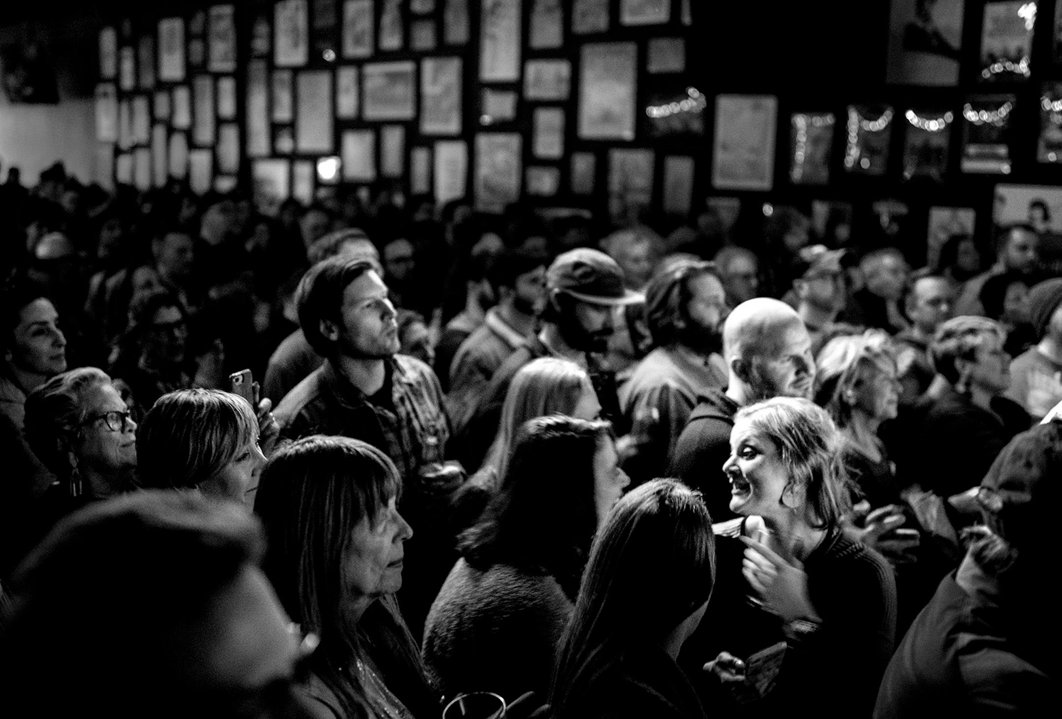 Fans watched a performance by the Cactus Blossoms at the Turf Club.