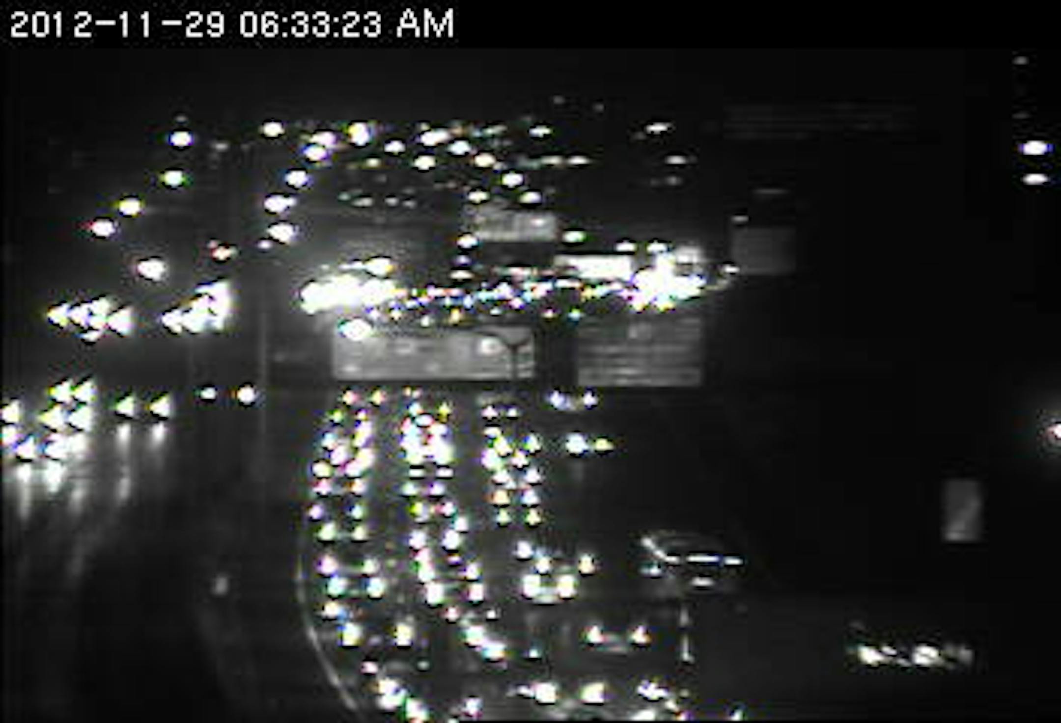 A backup on 94 at Johnson Pkwy.