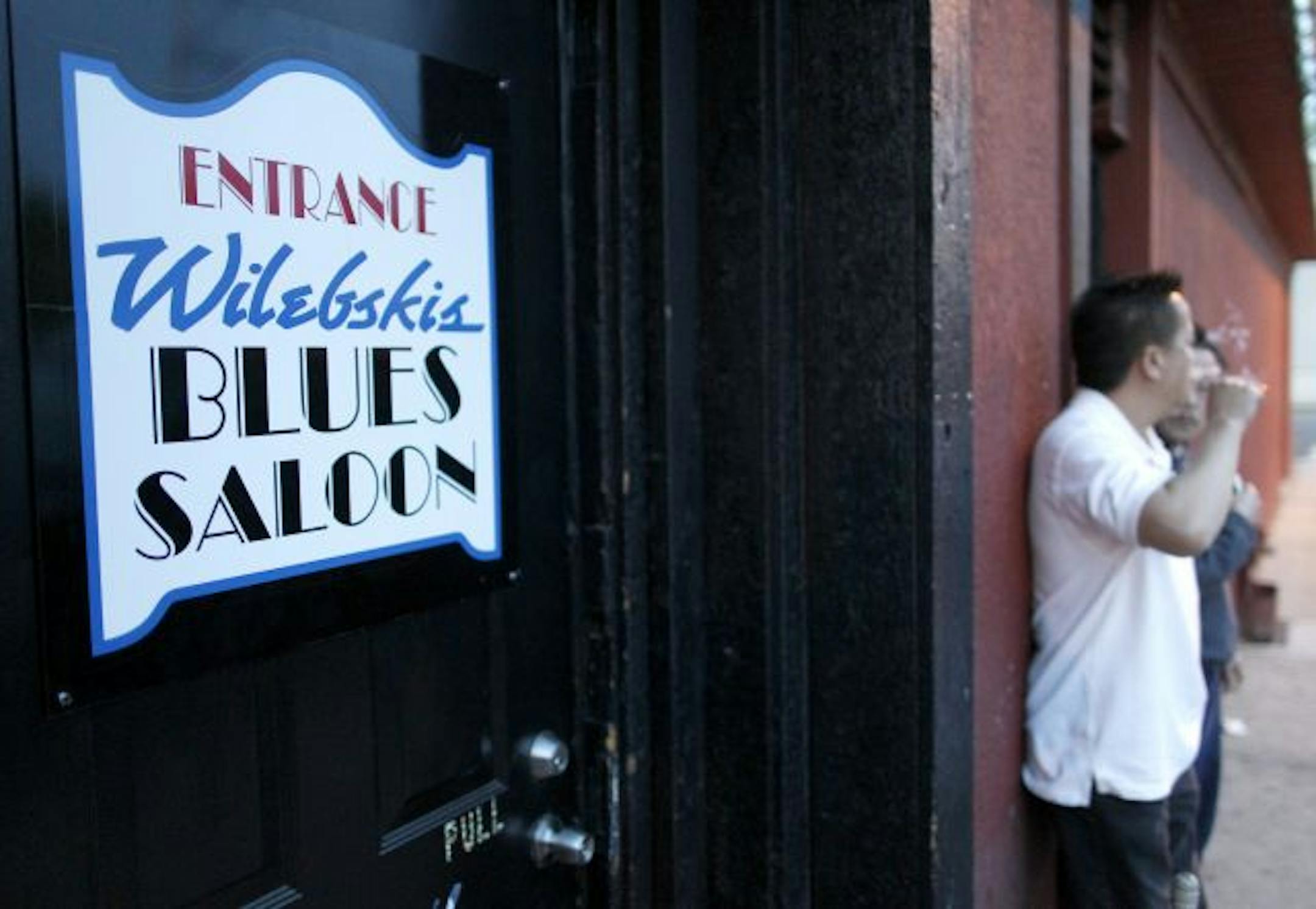 The entrance to the (now former) location of Wilebski's Blues Saloon, housed in a 120-year-old building that could stay vacant since the liquor license was revoked.