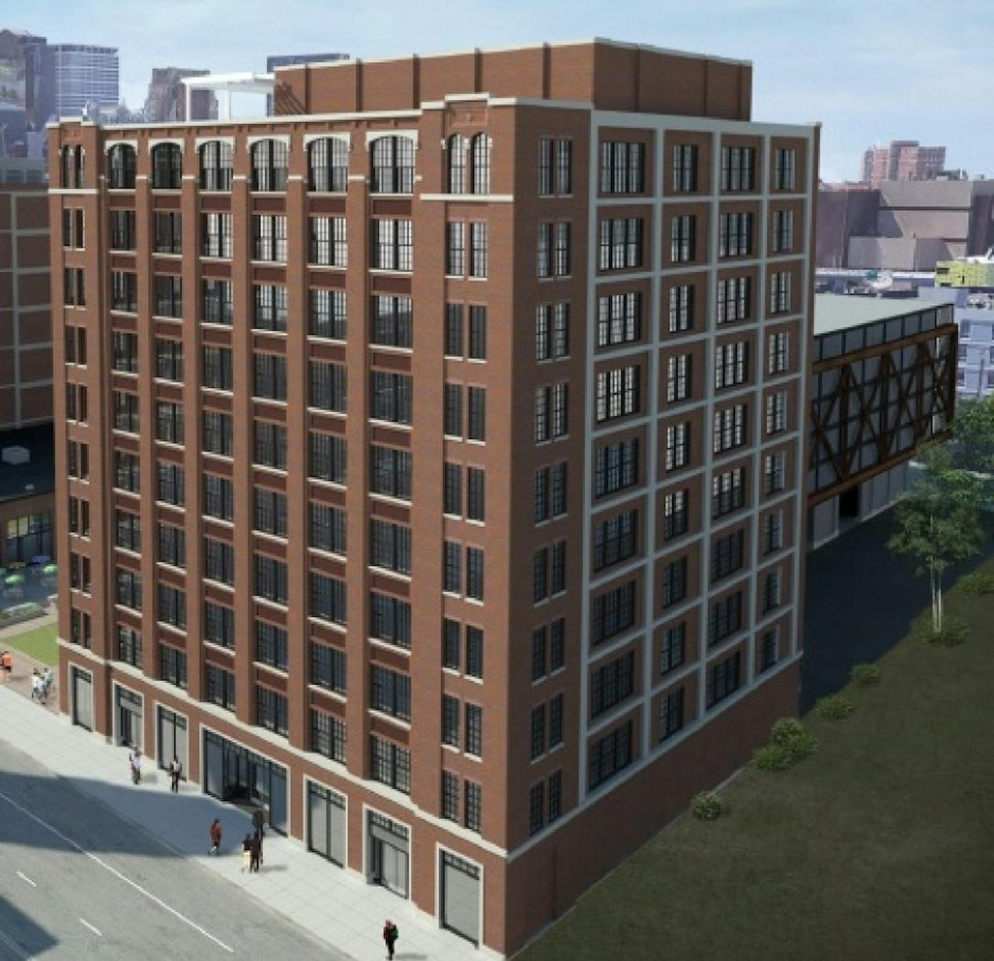 Here's what a rendering of the 729 Washington Avenue N. proposal looked like in late September. Changes were made in the fall.