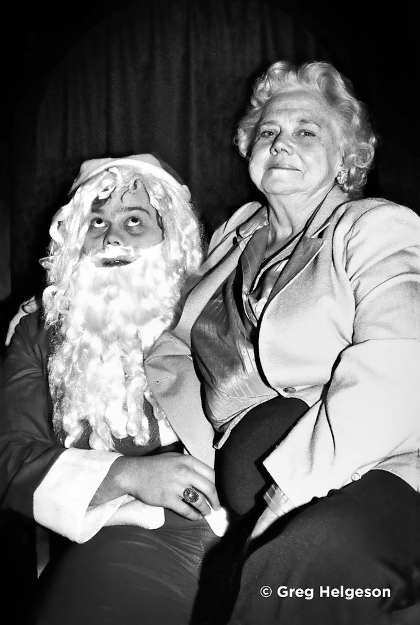 Louie Anderson with his mother, Ora, in 1981.