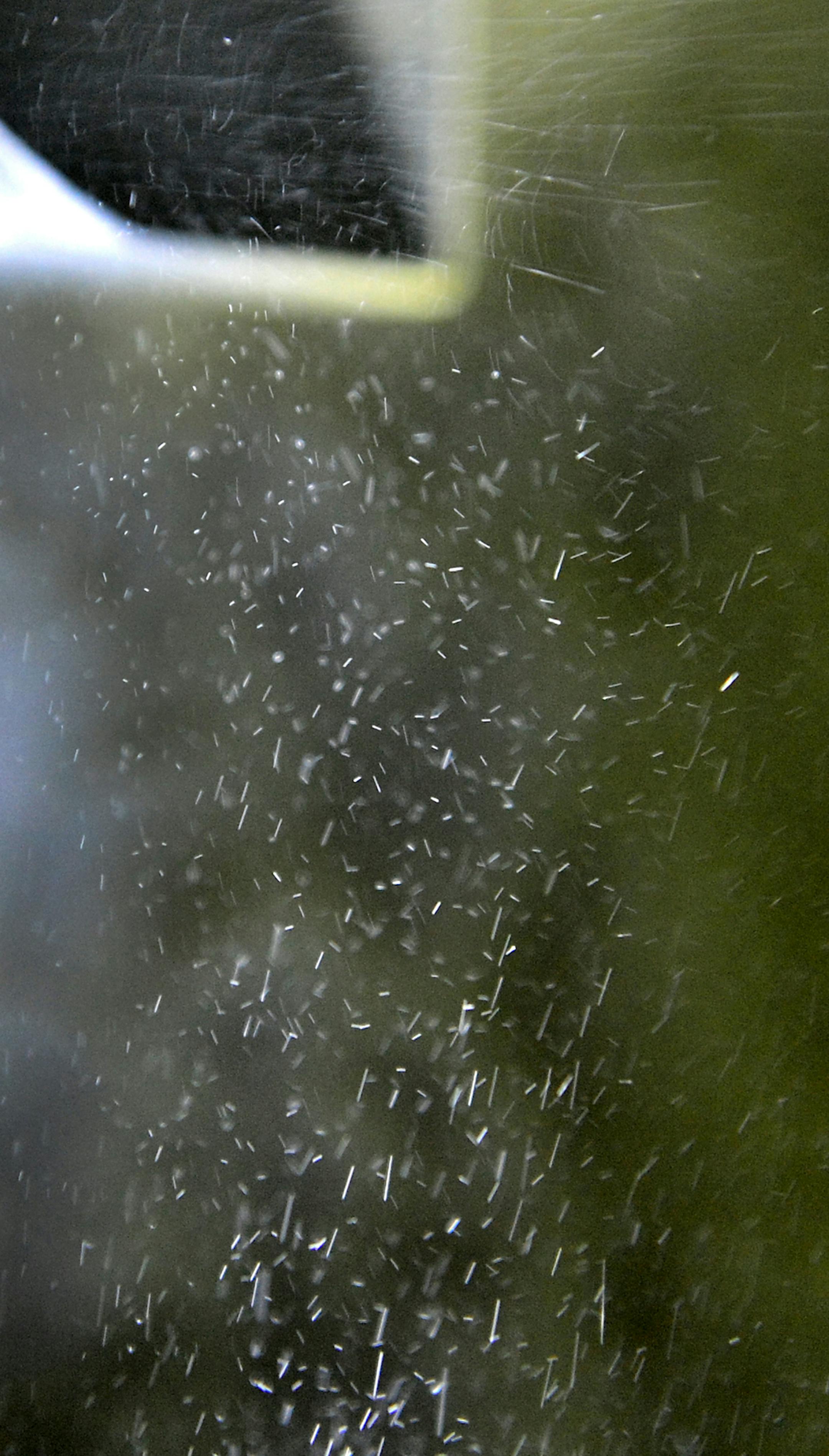 Using a halogenerator, a fine granulated pharmaceutical salt is sprayed into a room at Salt Spa in Walnut Creek, Calif. Some experiencing the salt therapy say it helps with shortness of breath, coughing, sneezing, rashes, itching and headaches, while also strengthening their immune system. (Susan Tripp Pollard/Bay Area News Group/MCT)