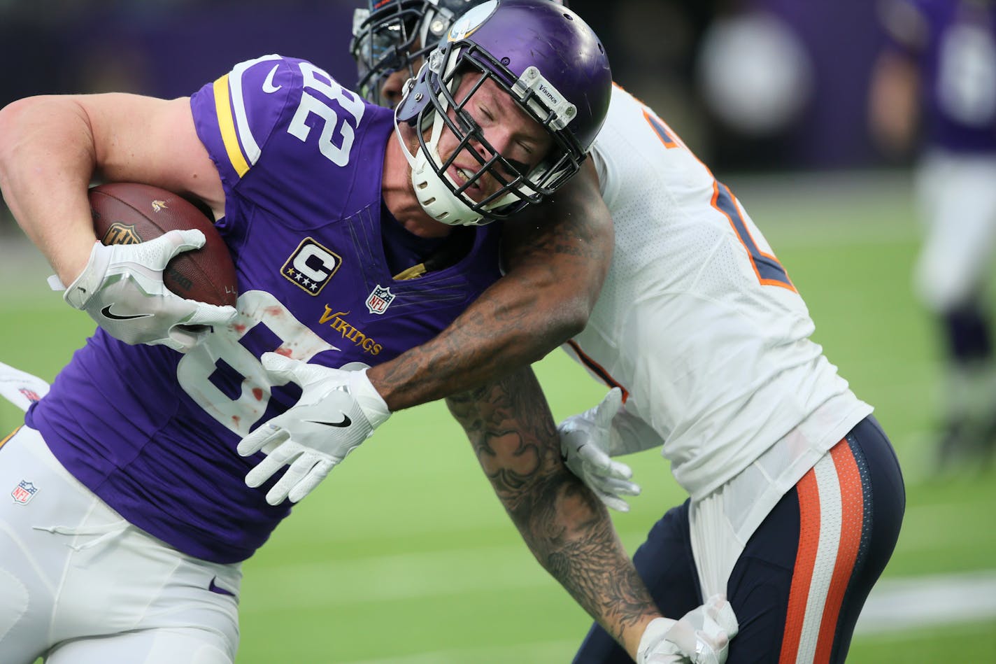 Vikings tight end Kyle Rudolph is both an NFL player and fan.