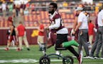 Gophers running back Mohamed Ibrahim, who was lost for the season in the opener against Ohio State because of a torn Achilles’ tendon, is coming bac