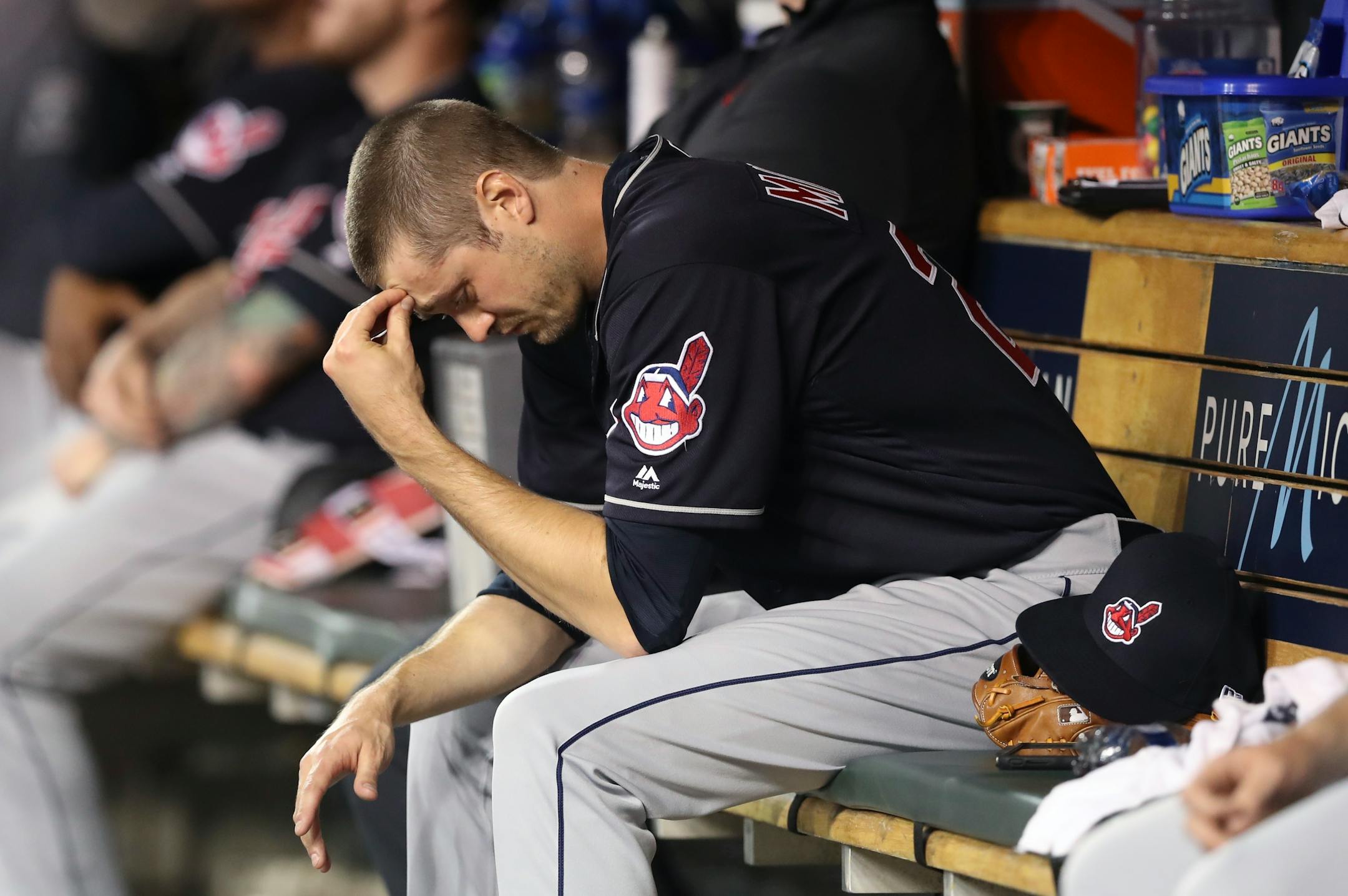 Cleveland Indians relief pitcher Andrew Miller has hit a bit of a rough patch over his last few appearances.