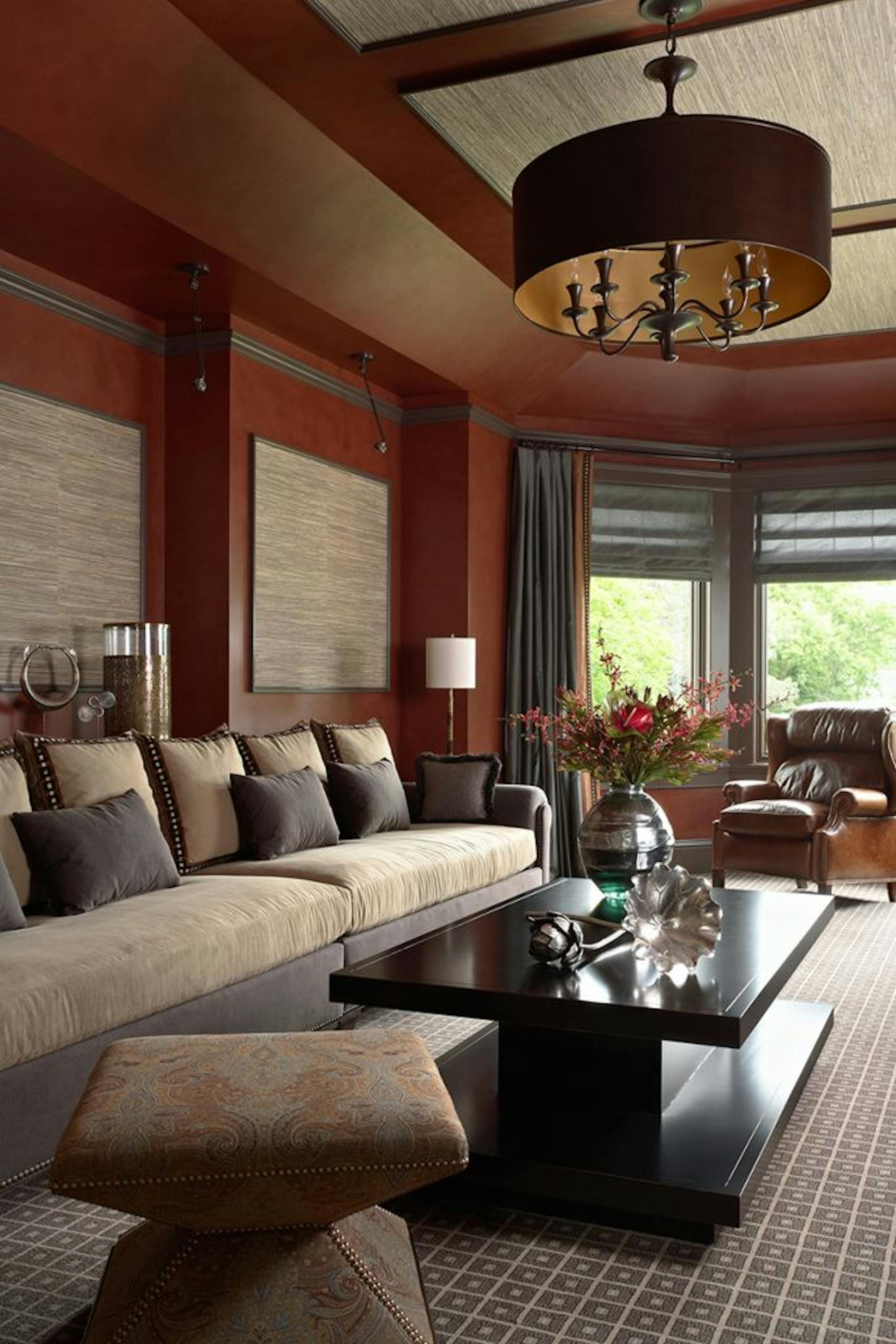 Slug is MANLY0408 They�re all of a home in Minnetonka that was too feminine and French-y, so a guy hired a designer to give it a masculine makeover.