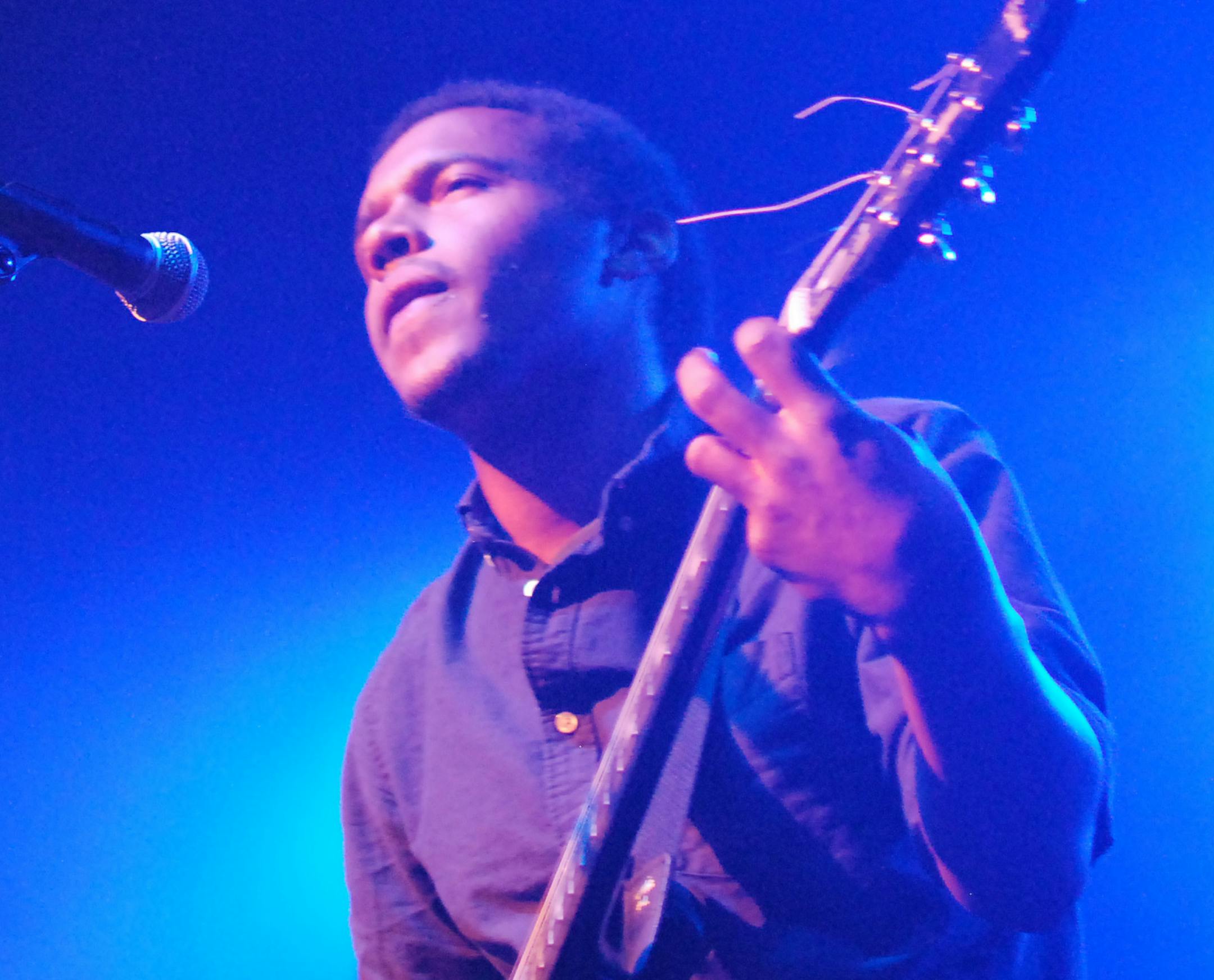 Photo by Tim Campbell/tcampbell@startribune.com Benjamin Booker performing at First Avenue Thursday, March 26, 2015.