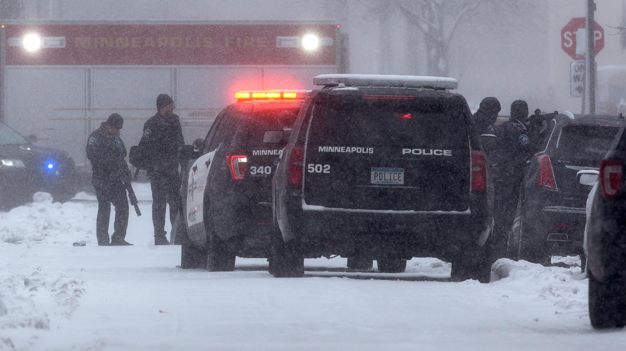 Authorities responded to the scene of a shooting at the 2700 block of Oakland Avenue South in Minneapolis.