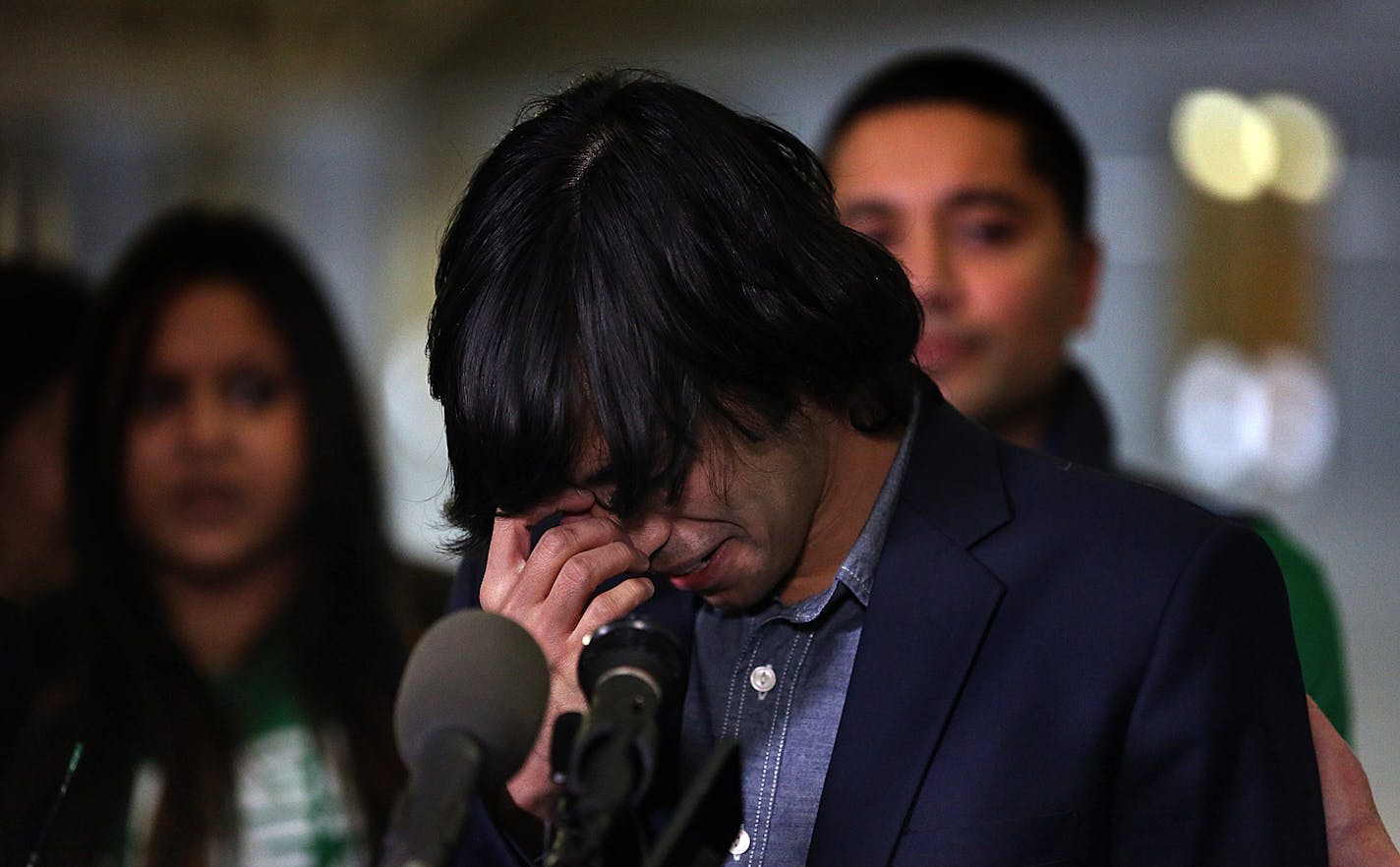 Shezanne Cassim, Woodbury, returned to Minnesota after being ., jailed in the United Arab Emirates for nine months. Cassim was arrested on April 7, 2013 in Dubai, UAE, for uploading a satirical sketch comedy video to YouTube. Cassim offered a brief statement upon his arrival at Minneapolis St.Paul International Airport. ] JIM GEHRZ &#x201a;&#xc4;&#xa2; jgehrz@startribune.com / Minneapolis, MN / January 9, 2014 / 3:00 PM