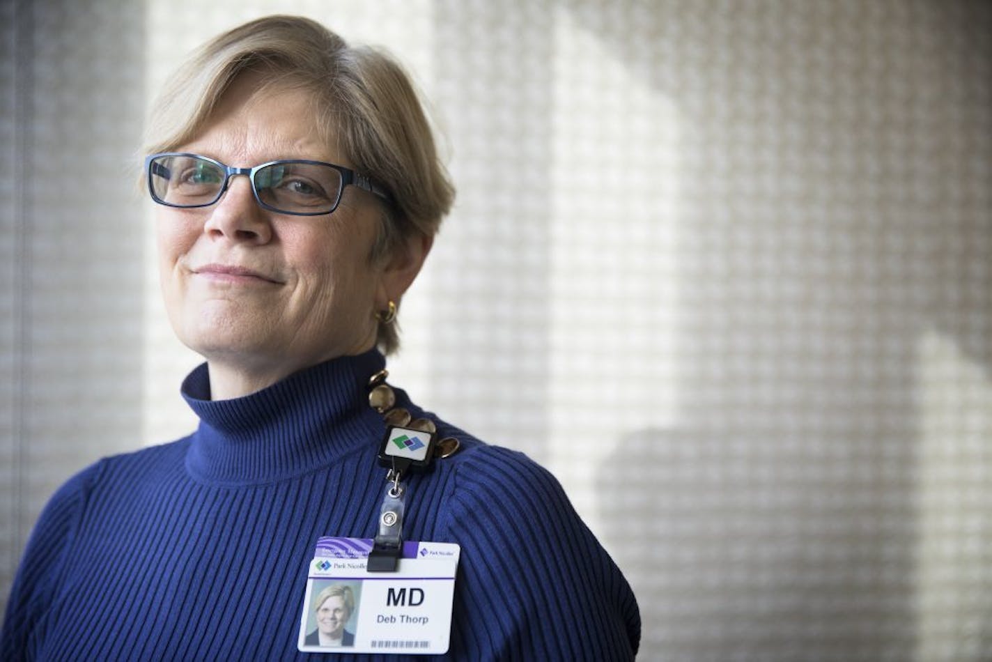 Dr. Deb Thorp poses for a photo at the Women's Center at Methodist Hospital.