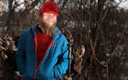 Hiker James Lunning stands for a portrait Thursday. ] ANTHONY SOUFFLE ¥ anthony.souffle@startribune.com Hiker James Lunning, who recently completed m