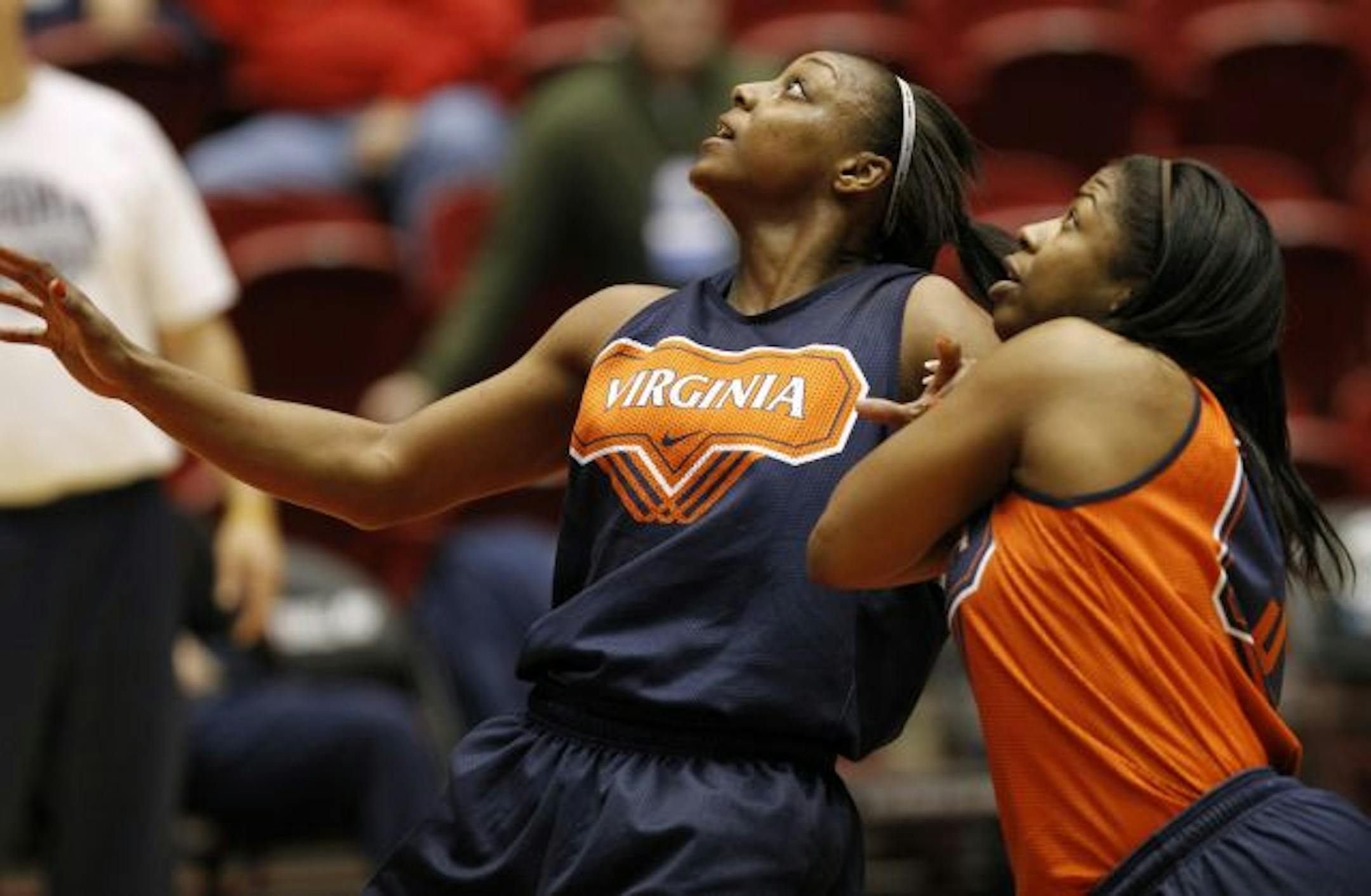 Monica Wright (left)