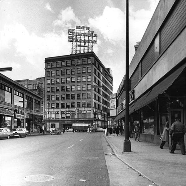 Then and now: See how 8th and Hennepin has changed since 1960