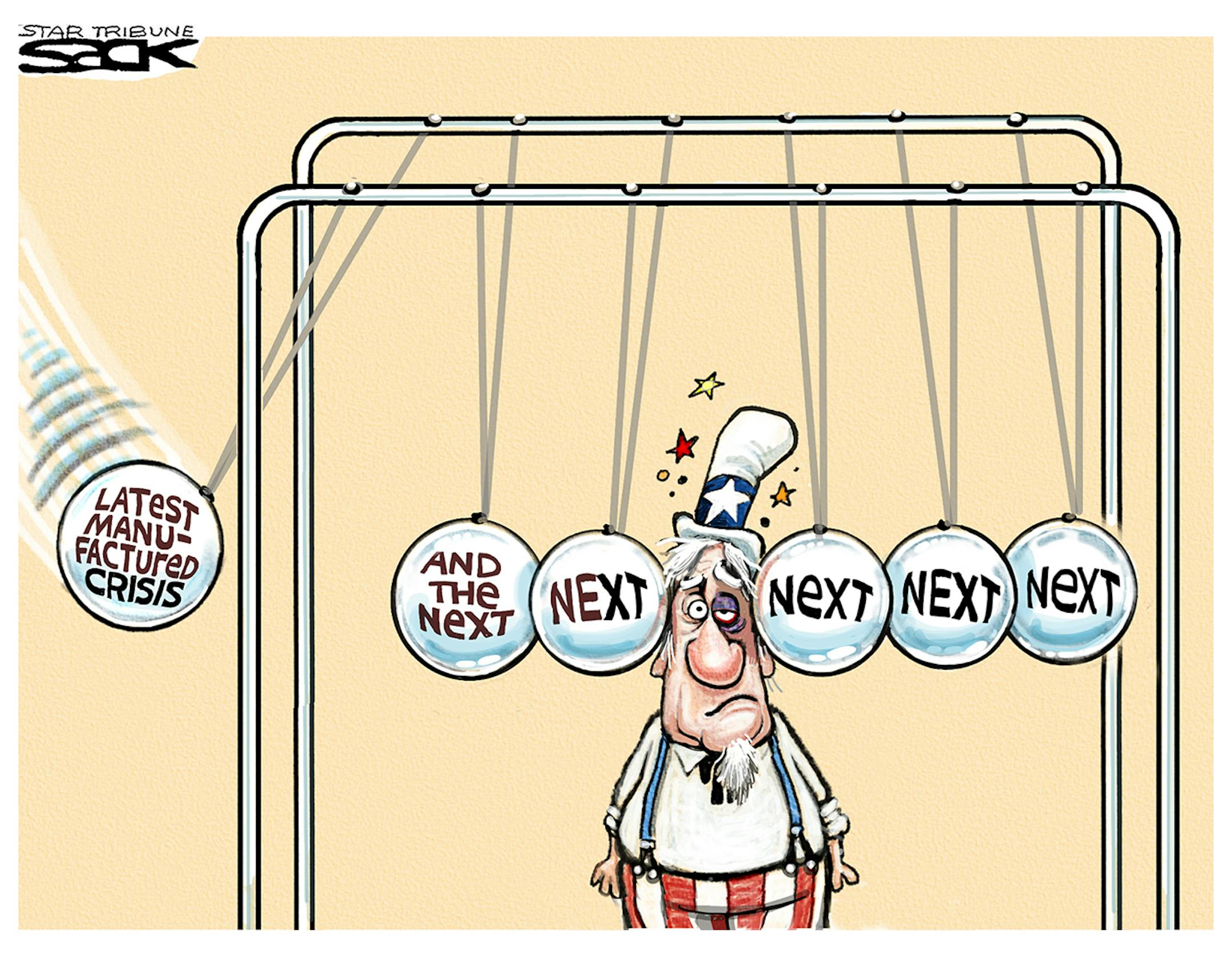 Steve Sack editorial cartoon for March 3, 2013.