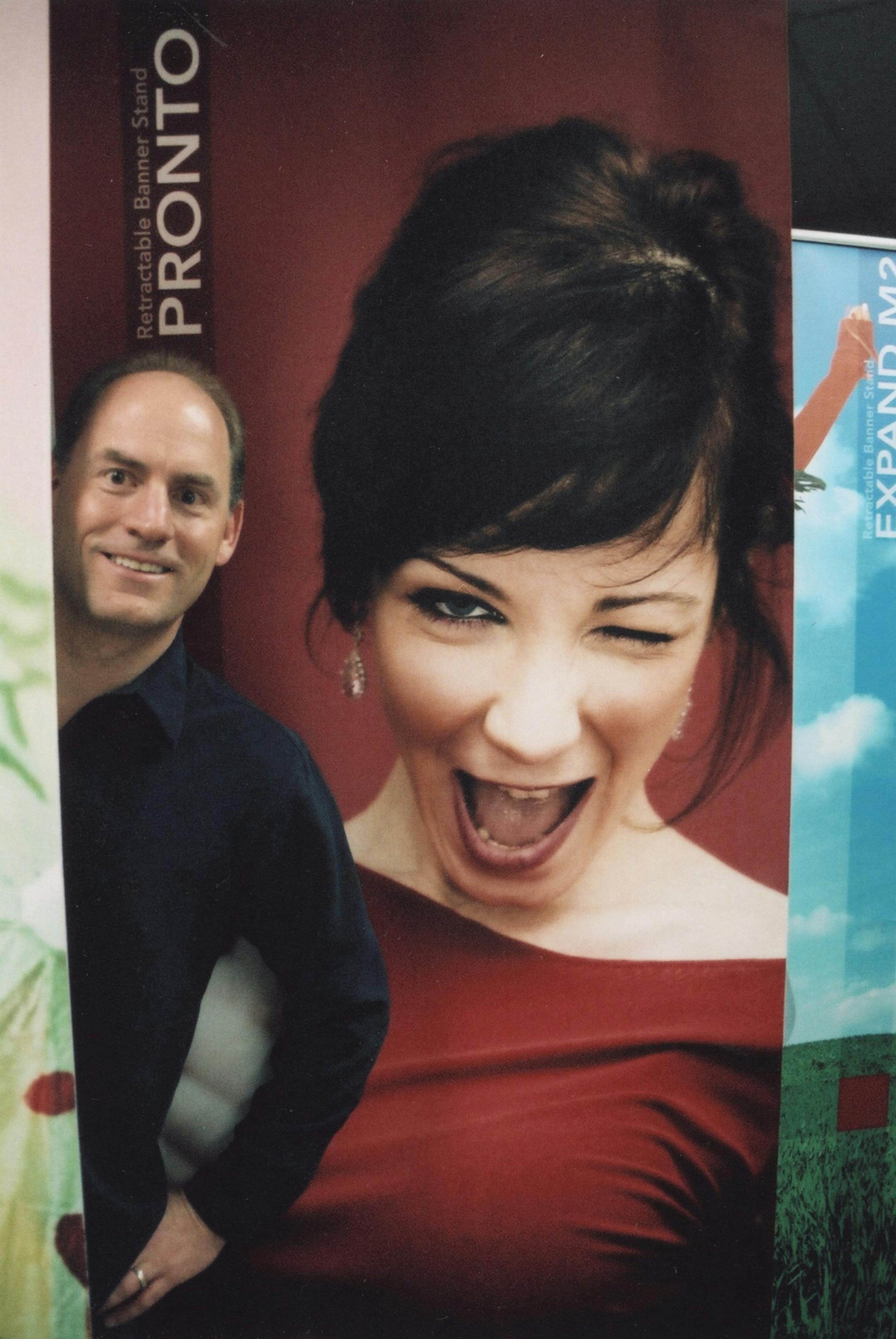 Paul Lilienthal (above) owns Pictura Graphics, a Golden Valley company that produces large-format graphics that can decorate a store wall, wrap around a bus or cover the side of a building.