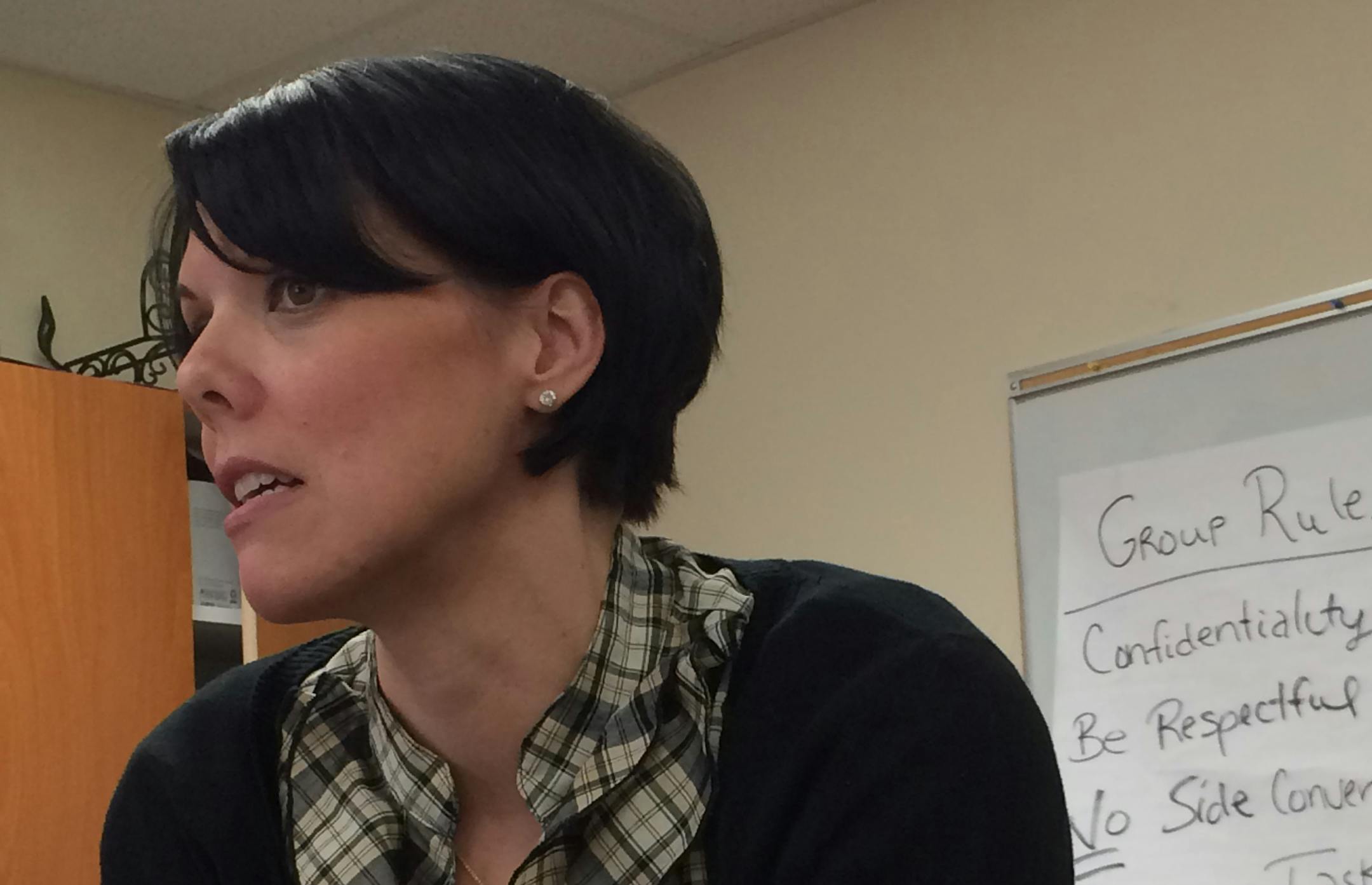 Haley Morgan Shepard of Brooklyn Center High School's Annex greets the girls in her classes with ground rules and a sex-ed curriculum to give them confidence and tools to make smart choices.