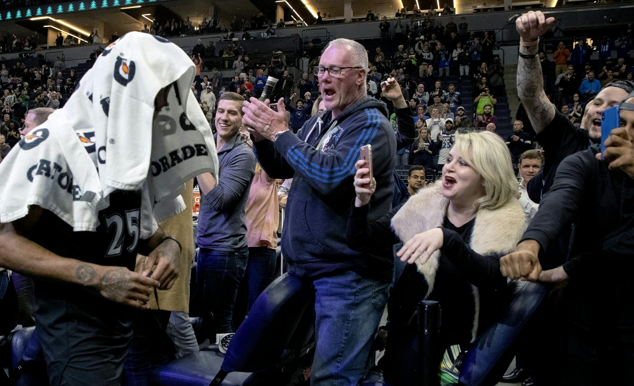 Derrick Rose was cheered as he walked off the court at the end of the game. Rose scored a career high 50 points.