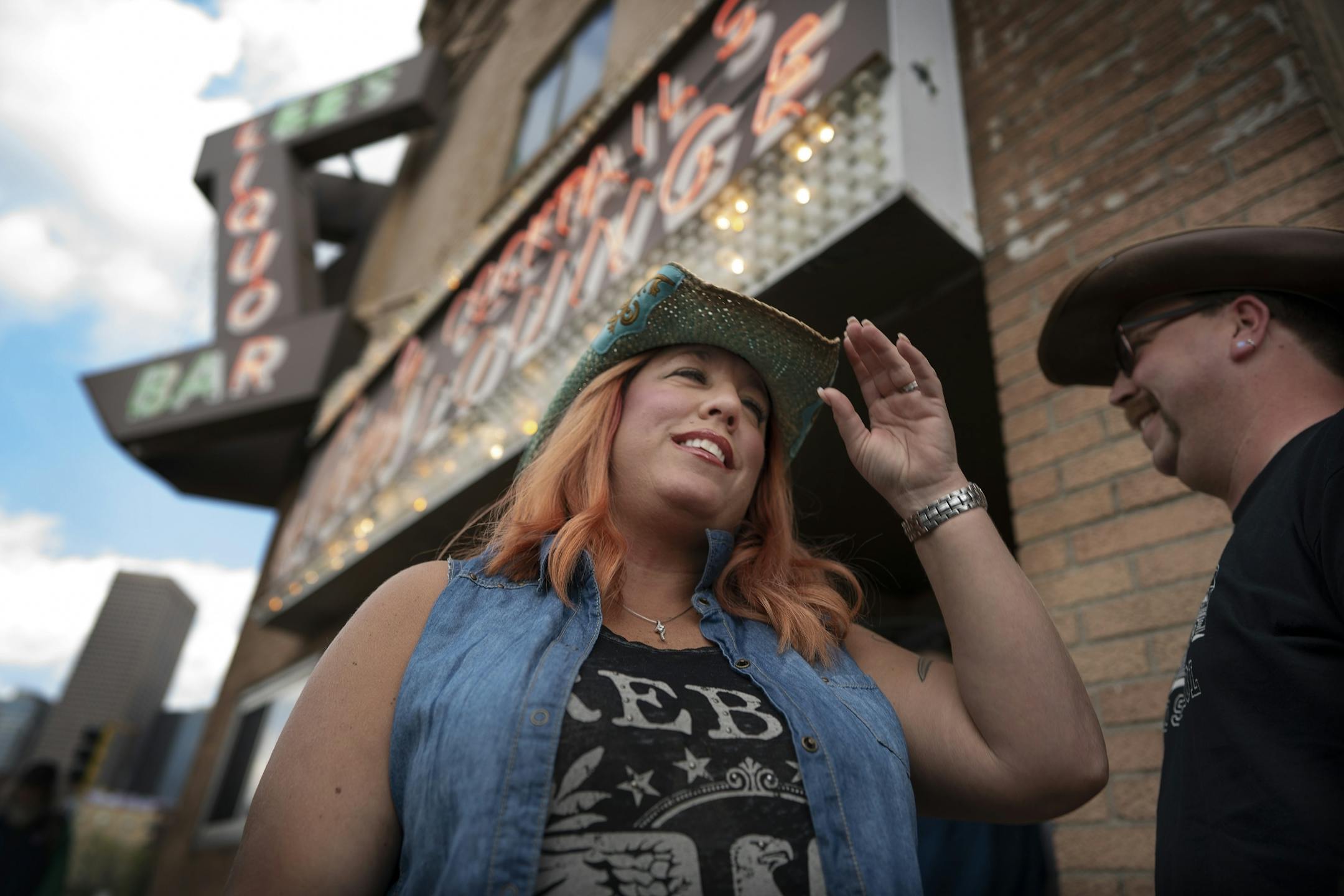 Heidi and Eric Hautala of Maple grove were celebrating there 25 wedding anniversary at Lee's Liquor Lounge as they stood in line to hear Dale Watson perform on the last of the club Tuesday May 14, 2019 in Minneapolis, MN.