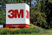 A sign in front of the 3M World Headquarters complex in suburban St. Paul.