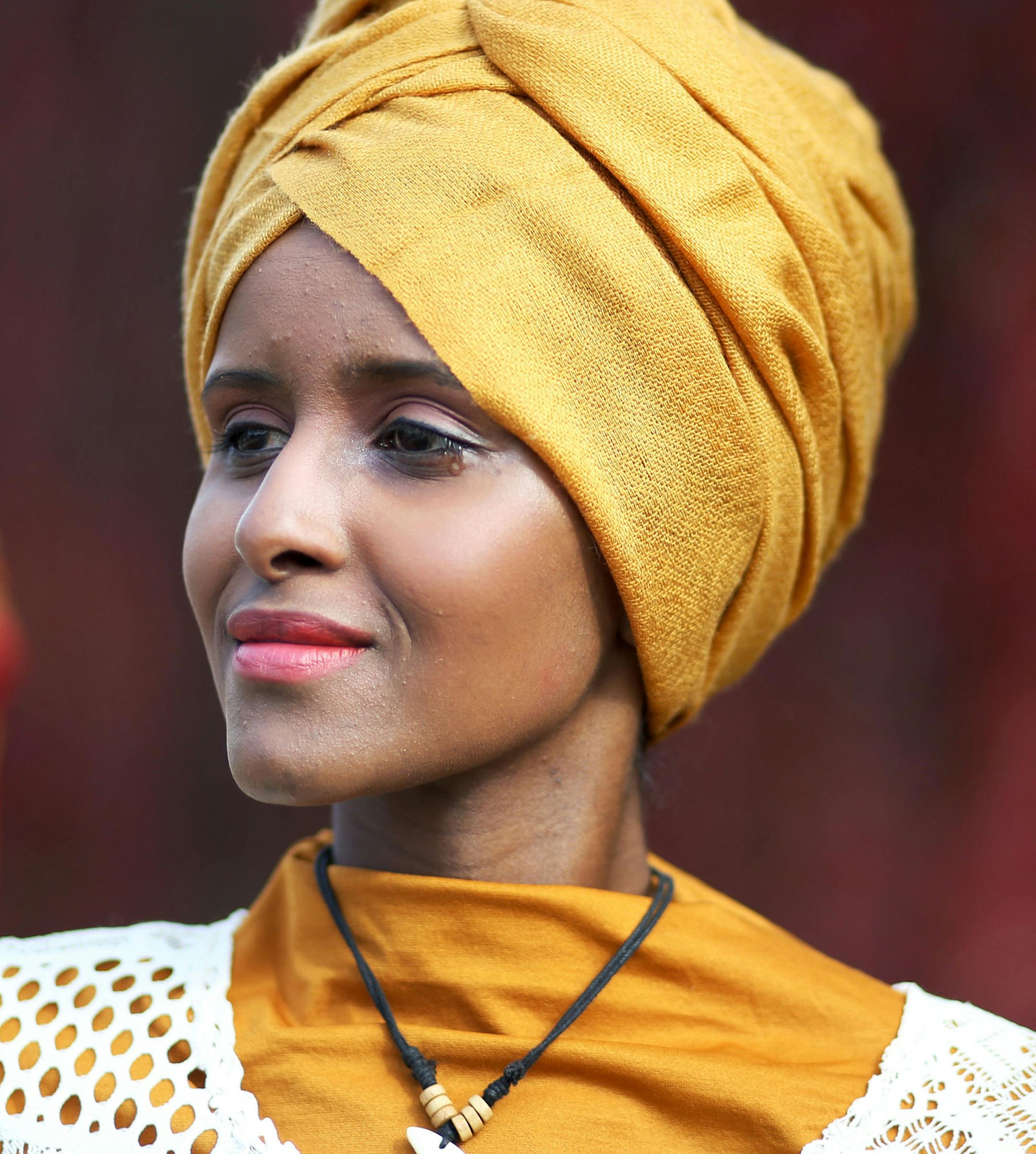 Ifrah Mansour is a Somalian refugee artist who's gained an audience through her "How to Grow up in a Civil War" piece performed at the State Fair. She was seen outside a storage facility with a puppet of her grandma used in her performance piece that she keeps in the storage facility Tuesday, Oct. 13, 2015, on the southside of Minneapolis, MN.](DAVID JOLES/STARTRIBUNE)djoles@startribune.com Ifrah Mansour is a Somalian refugee artist who's gained an audience through her "How to Grow up in a Civil