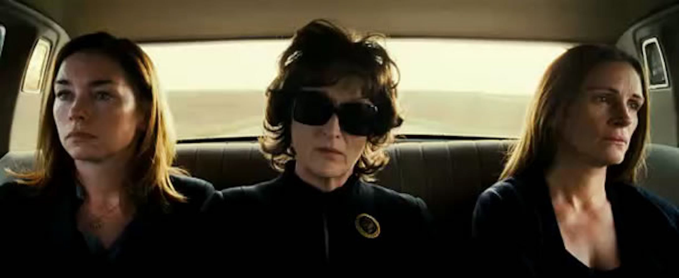 Julianne Nicholson, Meryl Streep and Julia Roberts in August: Osage County Photo: The Weinstein Co.