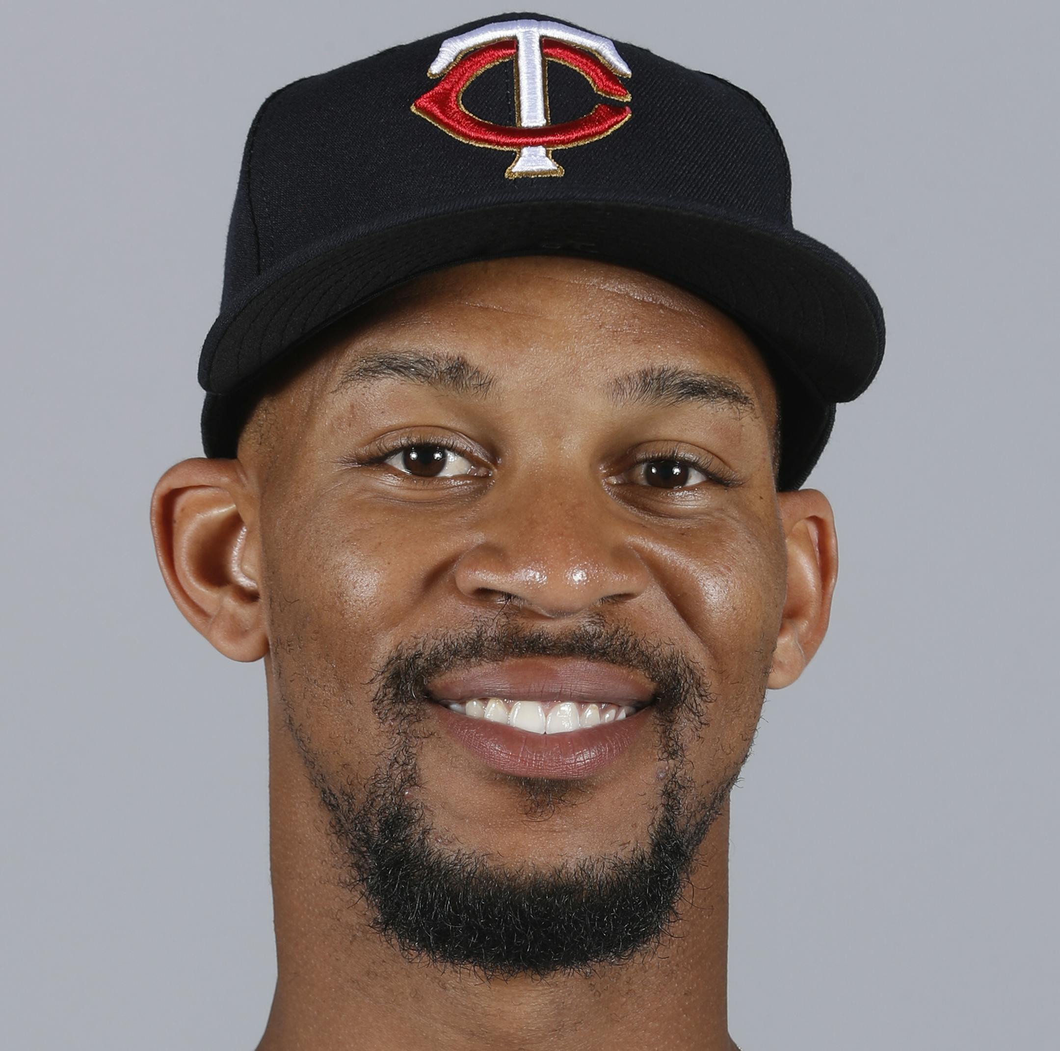 This is a 2018 photo of Byron Buxton of the Minnesota Twins baseball team. This image reflects the 2018 active roster as of Wednesday, Feb. 21, when this image was taken. (AP Photo/John Minchillo) ORG XMIT: FLJM