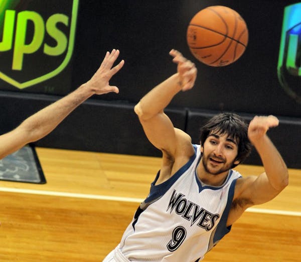 Wolves point guard Ricky Rubio