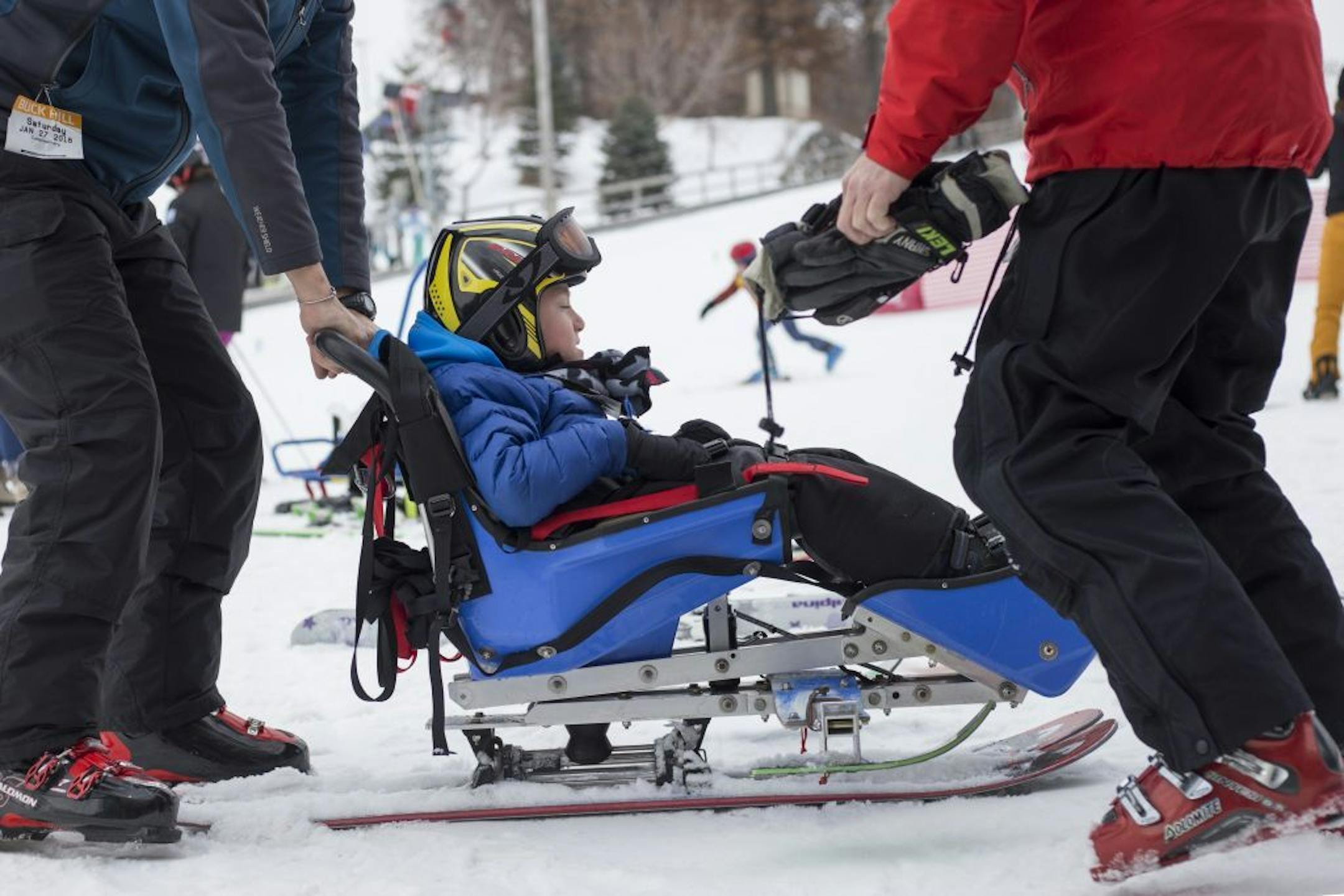 on Saturday, Jan. 27, 2018 at Buck Hill in Burnsville, Minn.