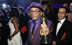 Spike Lee, winner of the award for best adapted screenplay for "BlacKkKlansman", attends the Governors Ball after the Oscars on Sunday, Feb. 24, 2019,