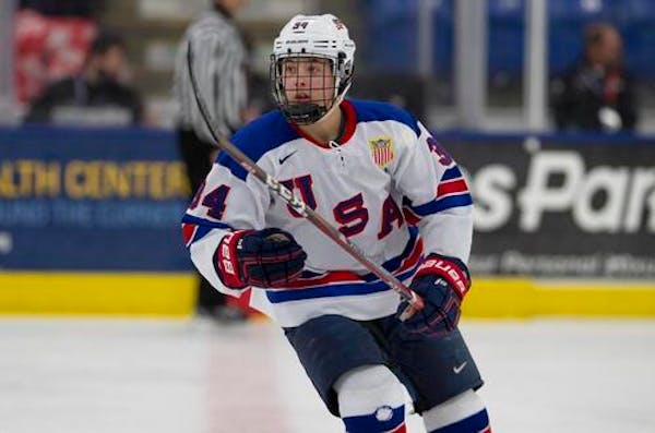 Brock Faber was part of the USA Hockey National Team Development Program the past two years.