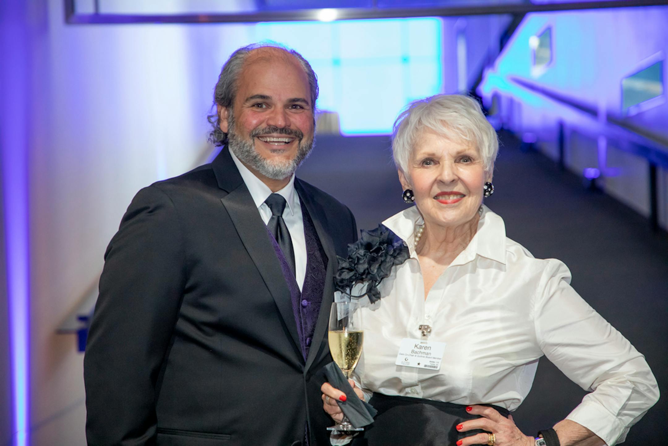 Mike Whistler and Karen Bachman at the 2019 Guthrie Gala.