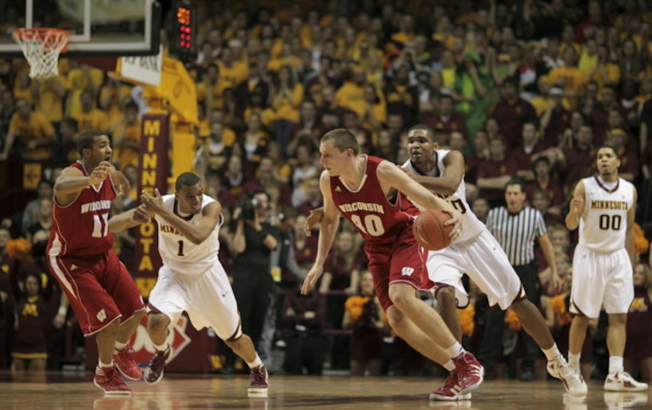 Hollins was a major force against Wisconsin