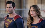 Supergirl -- "The Last Children of Krypton" -- Image SPG202a_0174-- Pictured (L-R): Tyler Hoechlin as Clark/Superman and Melissa Benoist Kara/Supergir