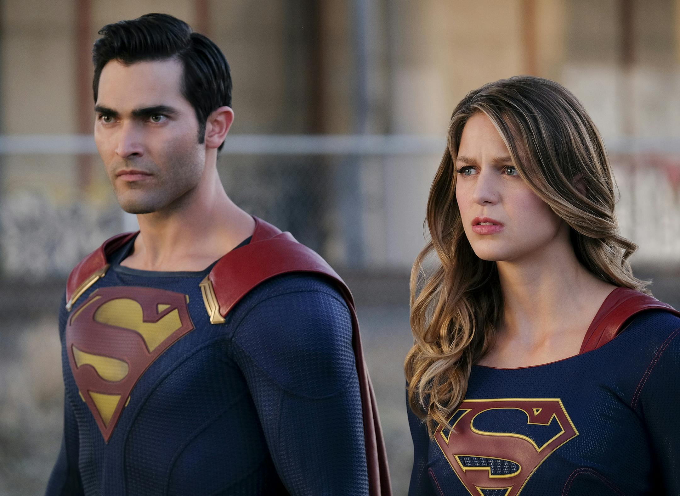 Supergirl -- "The Last Children of Krypton" -- Image SPG202a_0174-- Pictured (L-R): Tyler Hoechlin as Clark/Superman and Melissa Benoist Kara/Supergirl -- Photo: Robert Falconer/The CW -- √?¬© 2016 The CW Network, LLC. All Rights Reserved