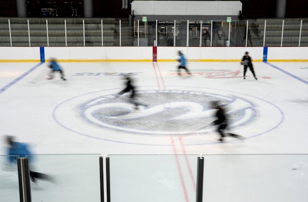 The Minnesota Whitecaps, who have their team logo at center ice in their new home, Richfield Ice Arena, will be able to pay their players more next se