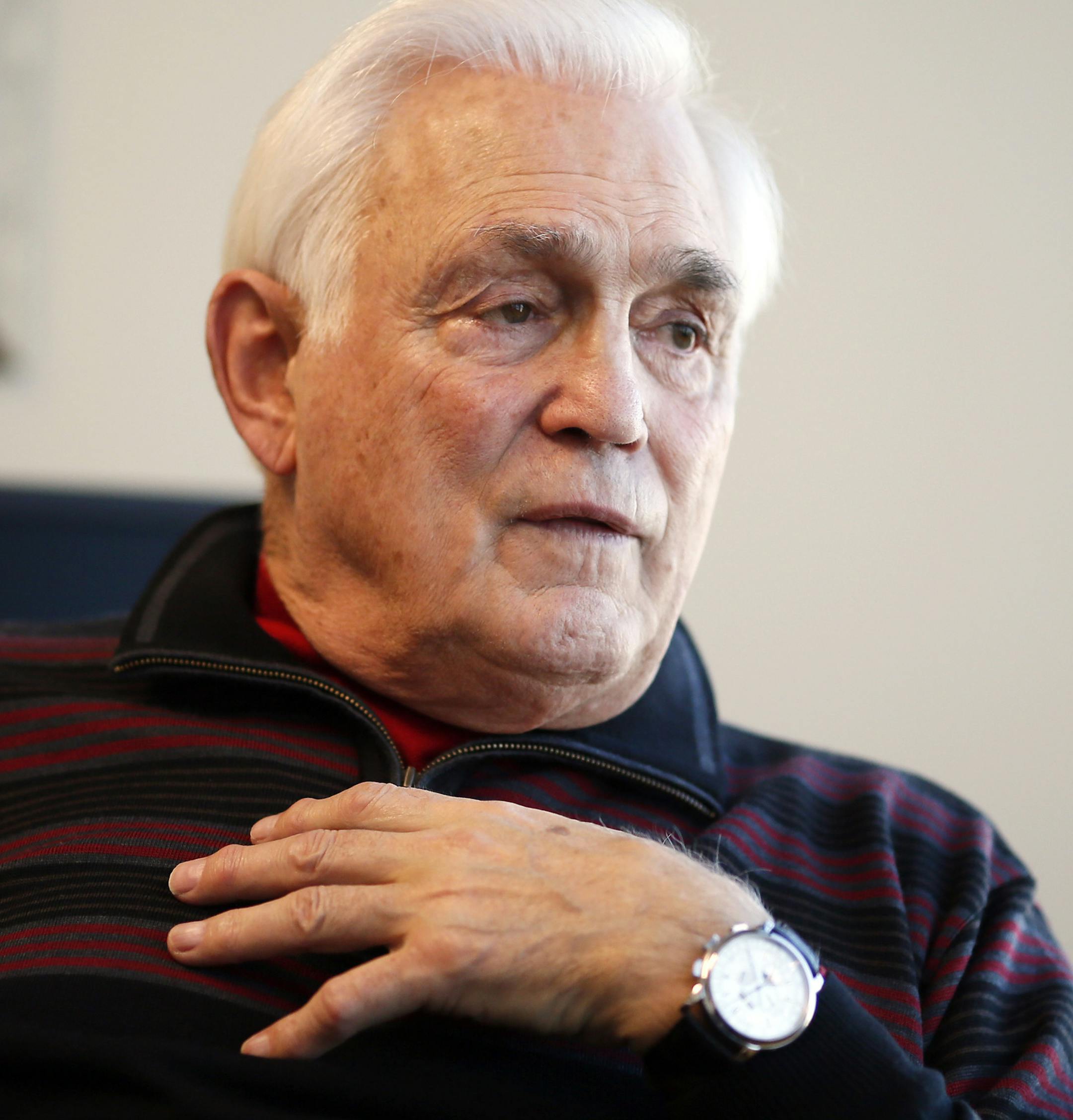 Lou Nanne is leading the university's $190 million fundraising campaign for new facilities.