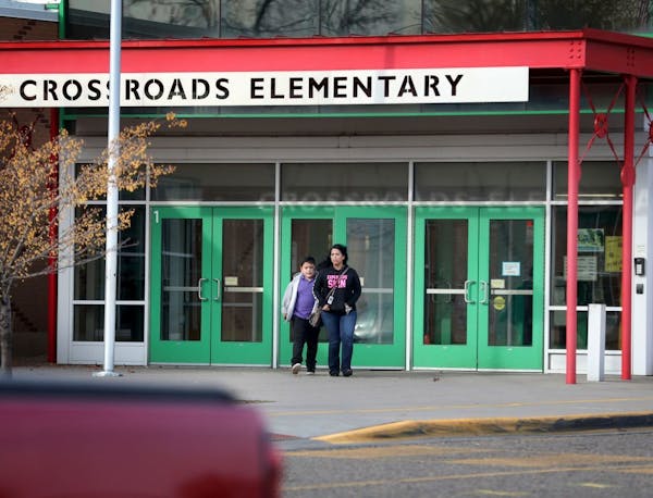 A loaded handgun brought to Crossroads Elementary School by a seven-year-old first grade student discharged one round but no one was hurt Thursday, No