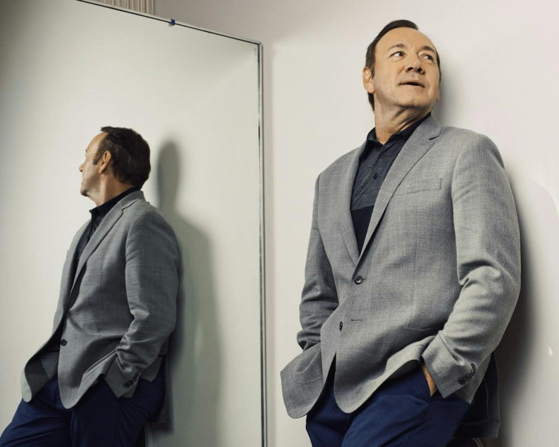 Kevin Spacey at the Juilliard School in New York, May 29, 2017. Spacey has had a busy spring, starring in another season of �House of Cards� on Netflix, preparing to host the Tony Awards and showing his stage roots with a performance as Clarence Darrow � in a tennis stadium. (Ryan Pfluger/The New York Times)-- PART OF A COLLECTION OF STAND-ALONE PHOTOS FOR USE AS DESIRED IN YEAREND STORIES AND RECAPS OF 2017 --