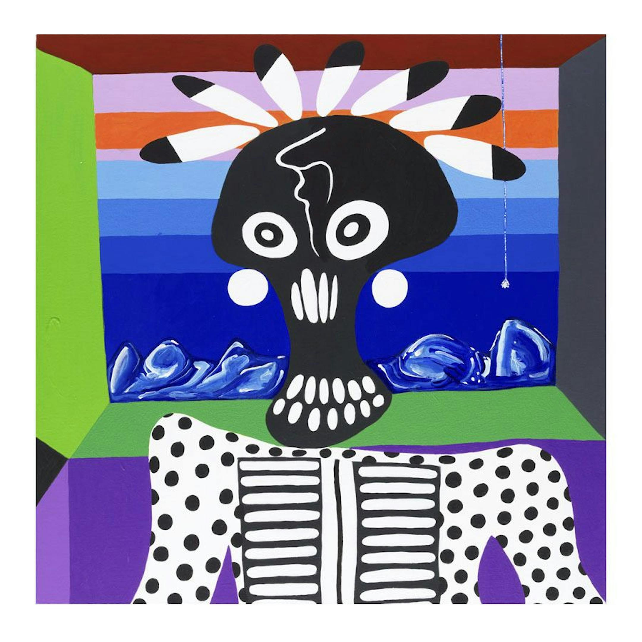 "Black Skill Chief" by Frank Big Bear.