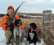 Sabin Adams of Pheasants Forever, living outside of Clarissa, Minn., his wife Sara and 3-year-old son Briar weren't home last December when their hous