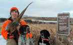 Sabin Adams of Pheasants Forever, living outside of Clarissa, Minn., his wife Sara and 3-year-old son Briar weren't home last December when their hous