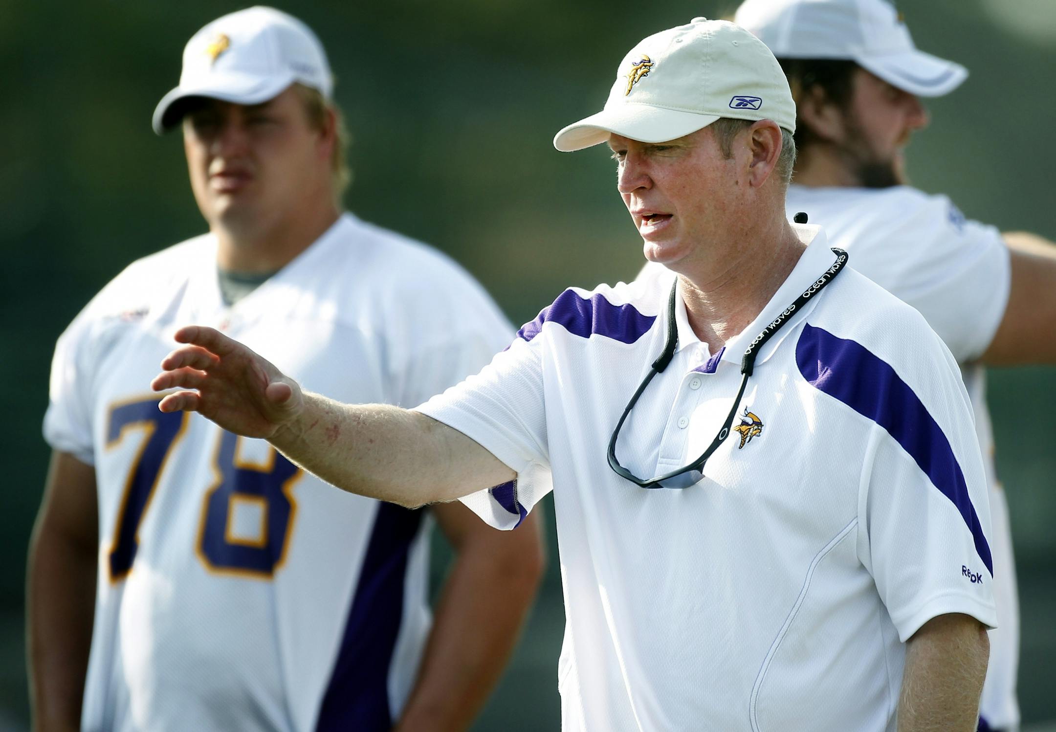 Vikings offensive coordinator Bill Musgrave