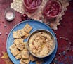 Lemon-Artichoke Pate is a light, bright, plant-based dip that is a crowd-pleaser. Serve with crackers or as a dip with vegetables. From "A Very Vegan 
