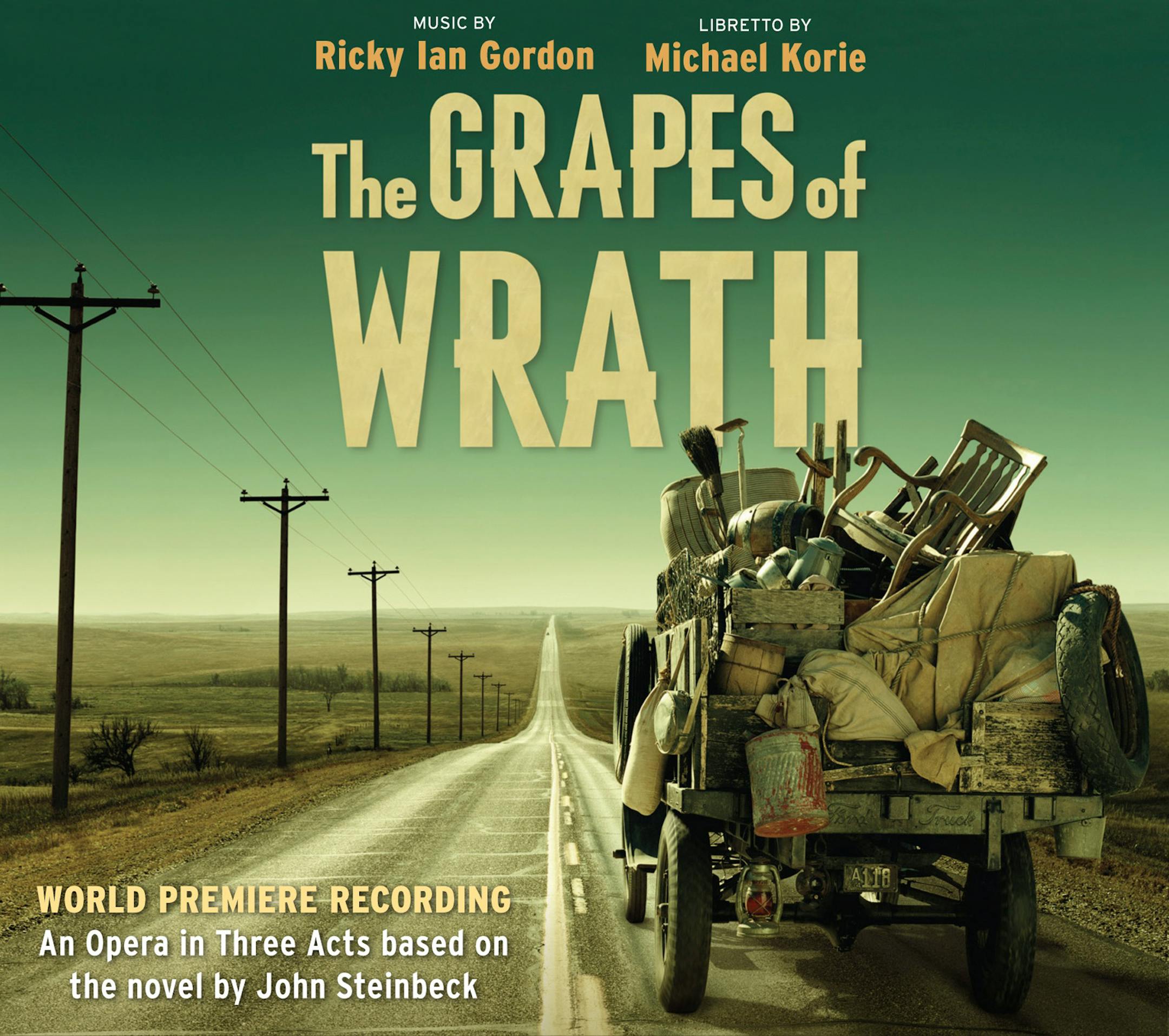CD cover art for " The Grapes of Wrath"
