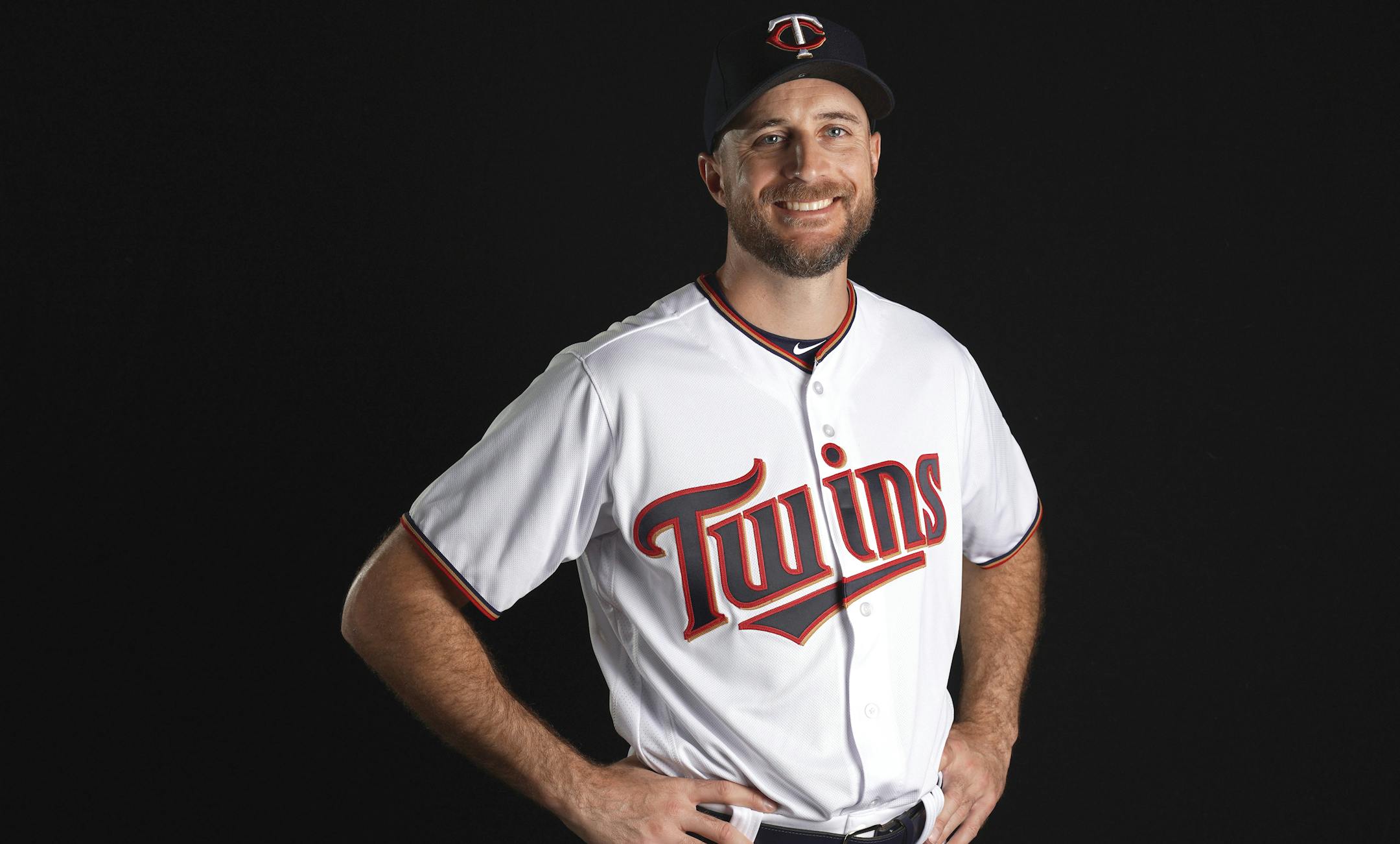 Minnesota Twins manager Rocco Baldelli during photo day at Spring Training, Friday, Feb. 22, 2019 at Hammond Stadium, Fort Myers, Fla.