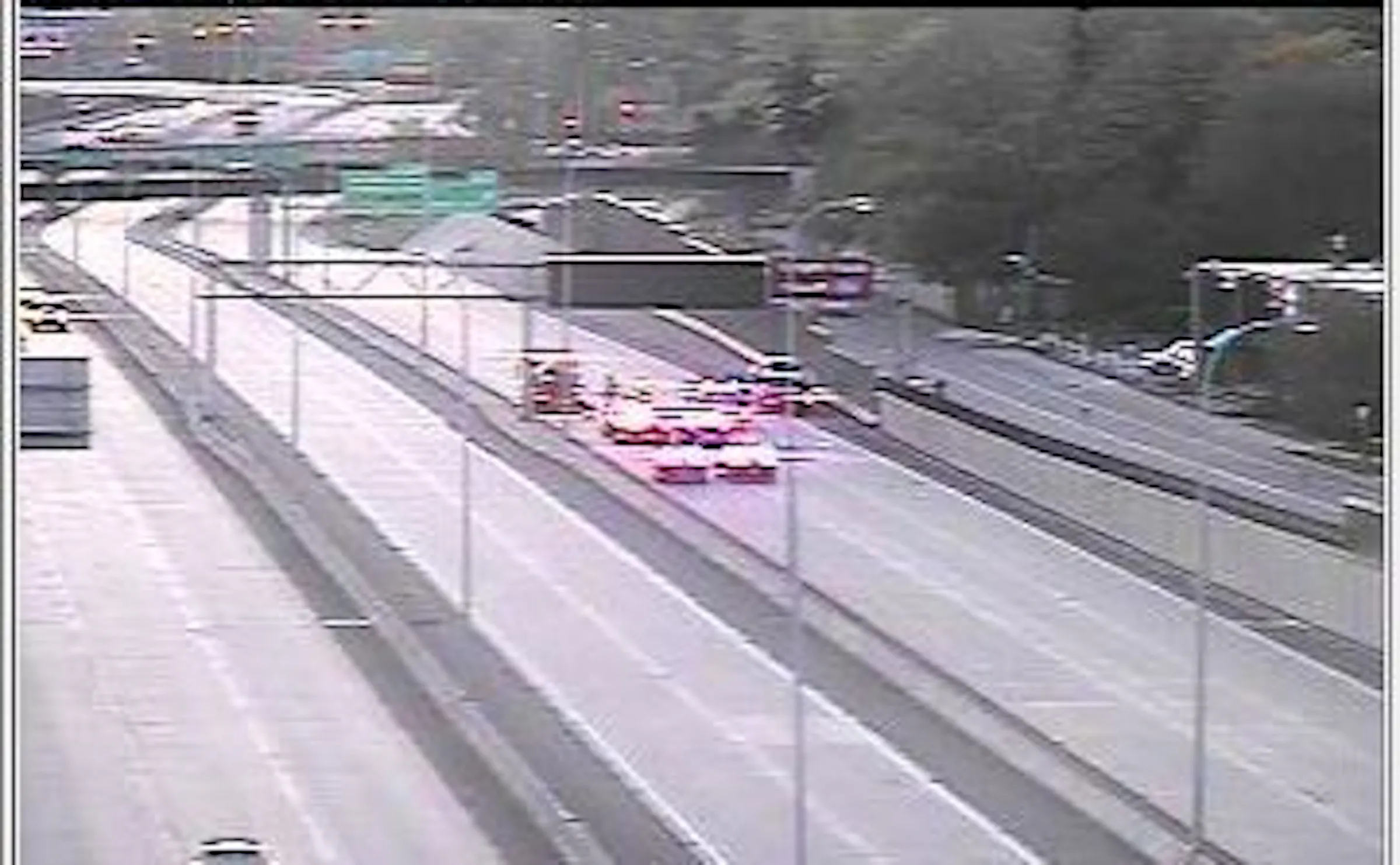 Traffic reporter dodges wrong way driver just before fatal crash on I-394