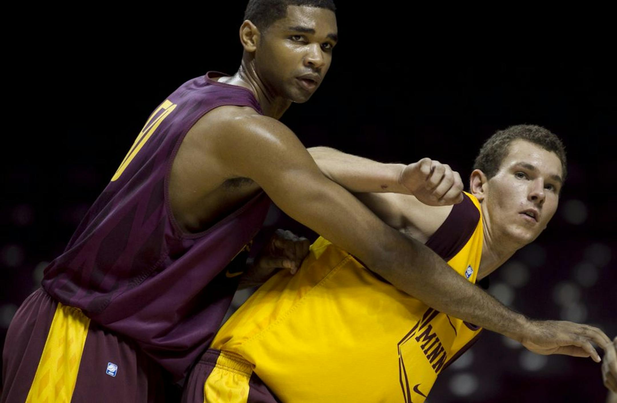 Ralph Sampson III and Oto Osenieks