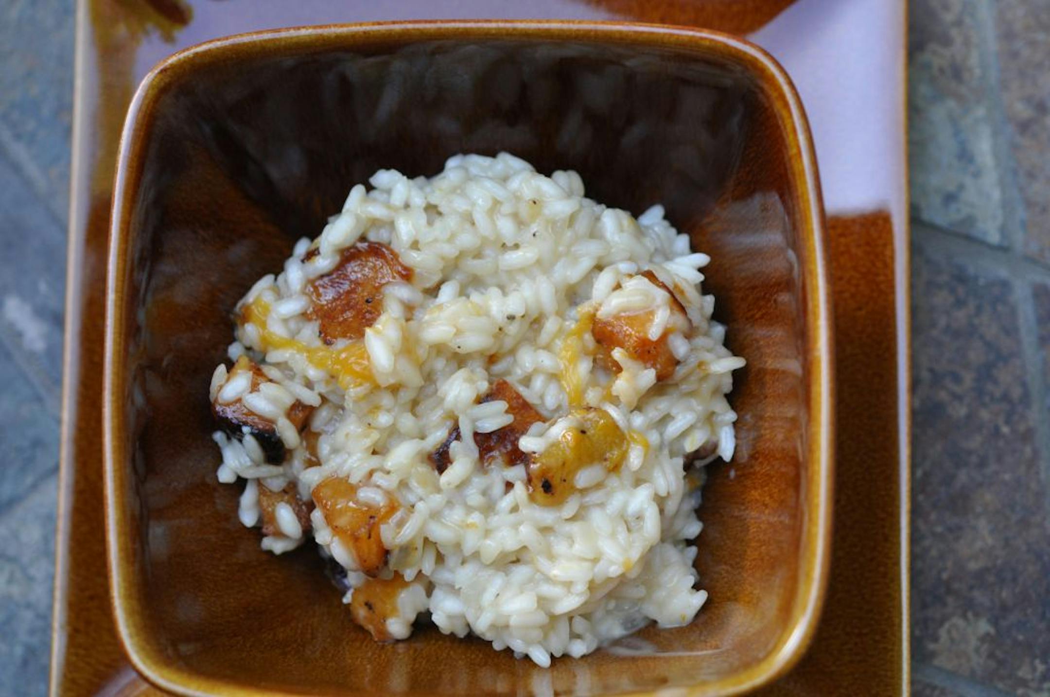 Roasted Butternut Squash risotto.