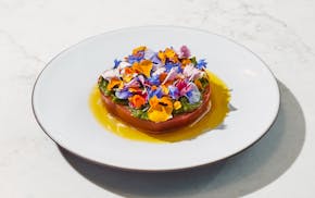 At Montreal's Mastard, the tasting menu is inspired by seasonal ingredients.