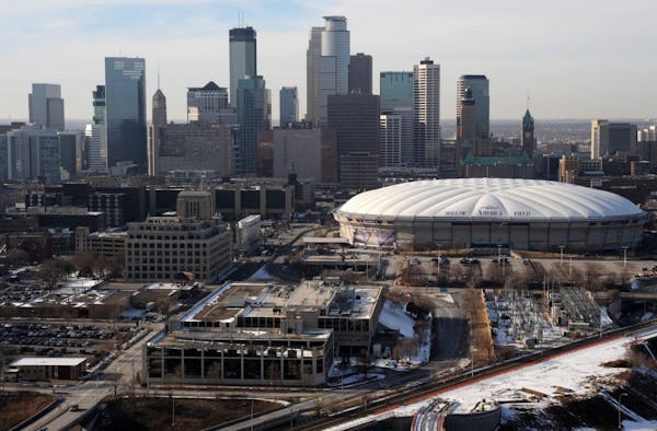 The Metrodome — or, as Mayor R.T. Rybak calls it, "a spaceship that landed in the middle of Minneapolis and said, 'Get out of the way.'"